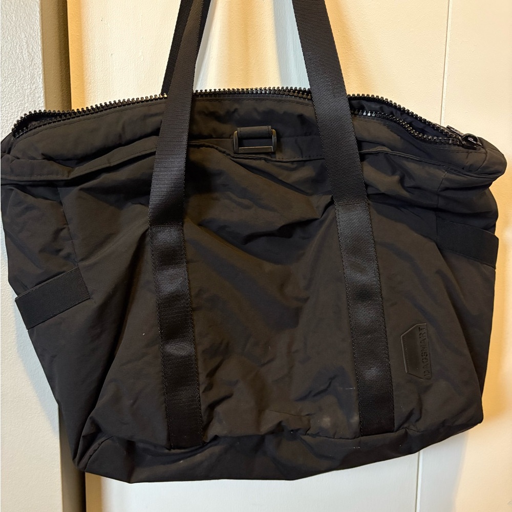 Bagsmart Stylish Black Nylon Tote Bag